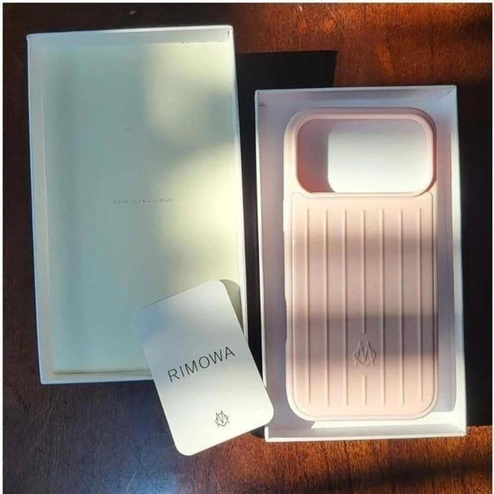 New RIMOWA Apple iPhone 17 Pro Max Pink Aluminium Phone Case
